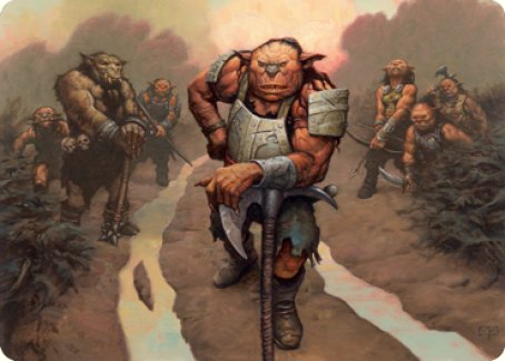 Hobgoblin Bandit Lord Art Card [Dungeons & Dragons: Adventures in the Forgotten Realms Art Series] | Eastridge Sports Cards & Games