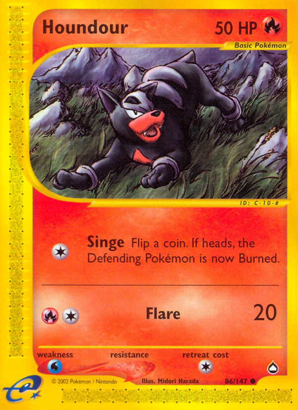 Houndour (86/147) [Aquapolis] | Eastridge Sports Cards & Games