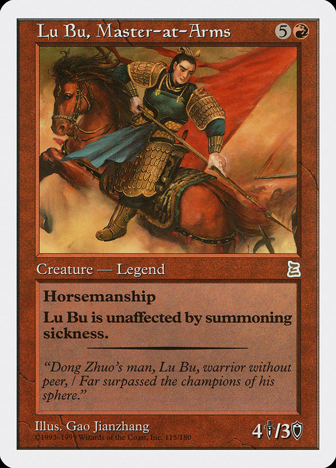 Lu Bu, Master-at-Arms [Portal Three Kingdoms] | Eastridge Sports Cards & Games