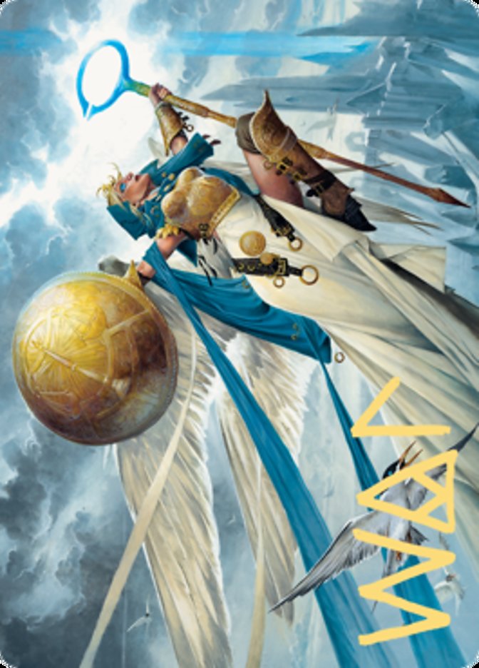 Linvala, Shield of Sea Gate Art Card (Gold-Stamped Signature) [Zendikar Rising Art Series] | Eastridge Sports Cards & Games