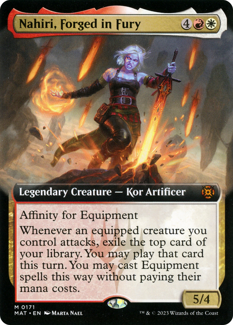 Nahiri, Forged in Fury (Extended Art) [March of the Machine: The Aftermath] | Eastridge Sports Cards & Games