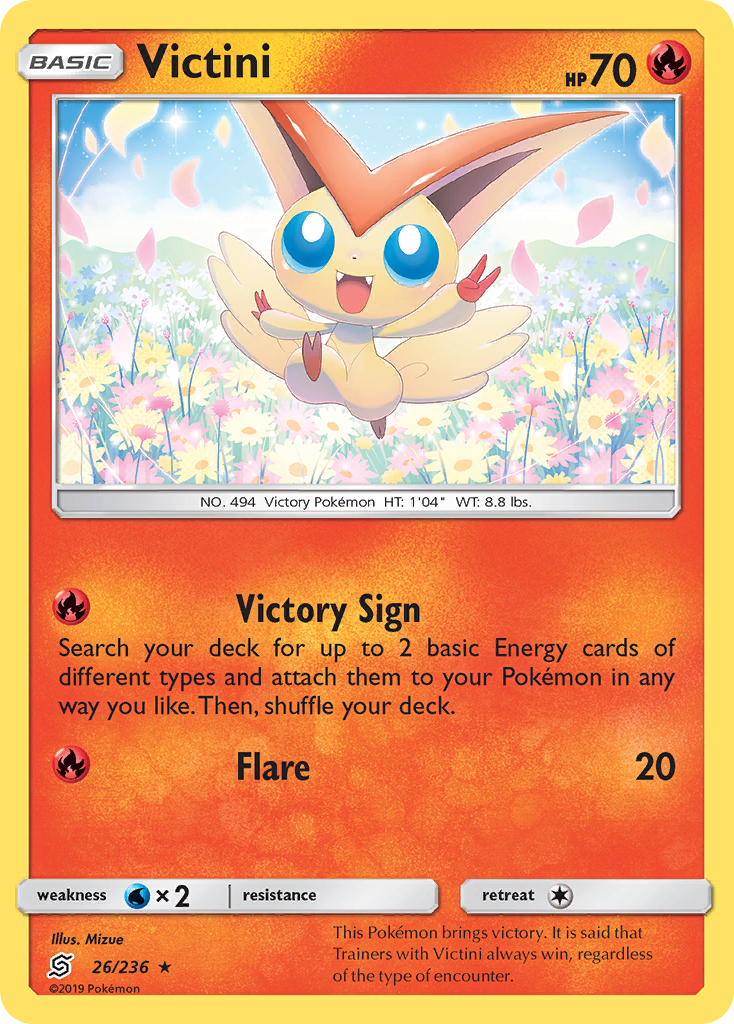 Victini (26/236) [Sun & Moon: Unified Minds] | Eastridge Sports Cards & Games