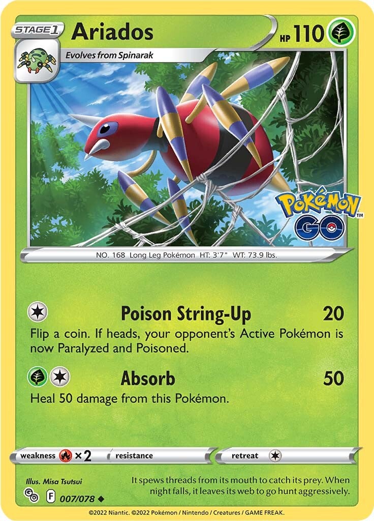 Ariados (007/078) [Pokémon GO] | Eastridge Sports Cards & Games