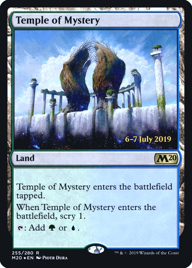 Temple of Mystery  [Core Set 2020 Prerelease Promos] | Eastridge Sports Cards & Games