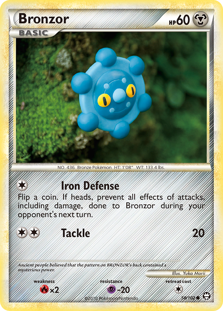 Bronzor (58/102) [HeartGold & SoulSilver: Triumphant] | Eastridge Sports Cards & Games