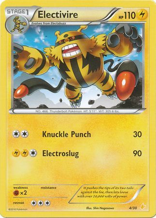 Electivire (4/30) [XY: Trainer Kit 3 - Pikachu Libre] | Eastridge Sports Cards & Games