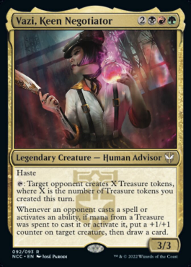 Vazi, Keen Negotiator [Streets of New Capenna Commander] | Eastridge Sports Cards & Games