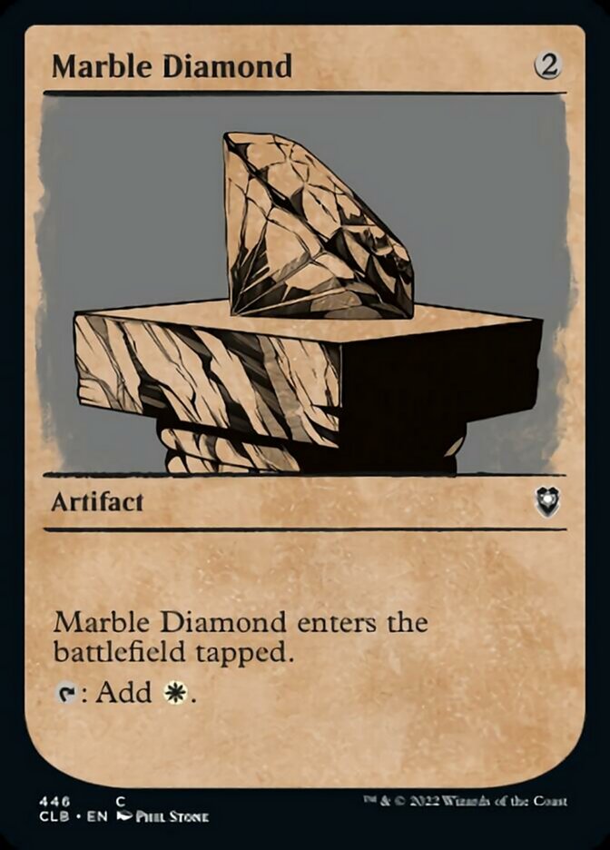 Marble Diamond (Showcase) [Commander Legends: Battle for Baldur's Gate] | Eastridge Sports Cards & Games