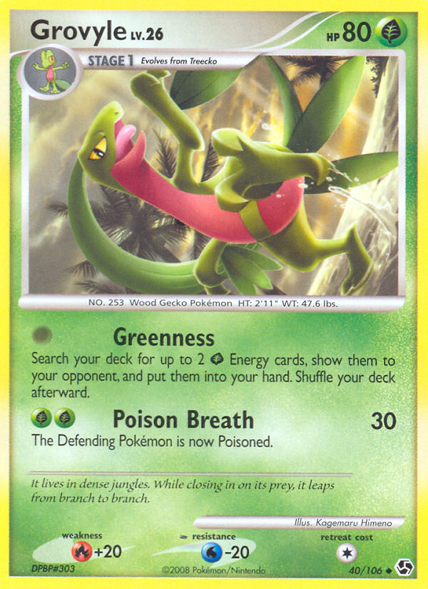 Grovyle (40/106) [Diamond & Pearl: Great Encounters] | Eastridge Sports Cards & Games