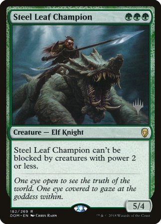 Steel Leaf Champion [Dominaria Promos] | Eastridge Sports Cards & Games