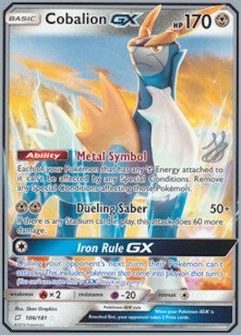 Cobalion GX (106/181) (Perfection - Henry Brand) [World Championships 2019] | Eastridge Sports Cards & Games