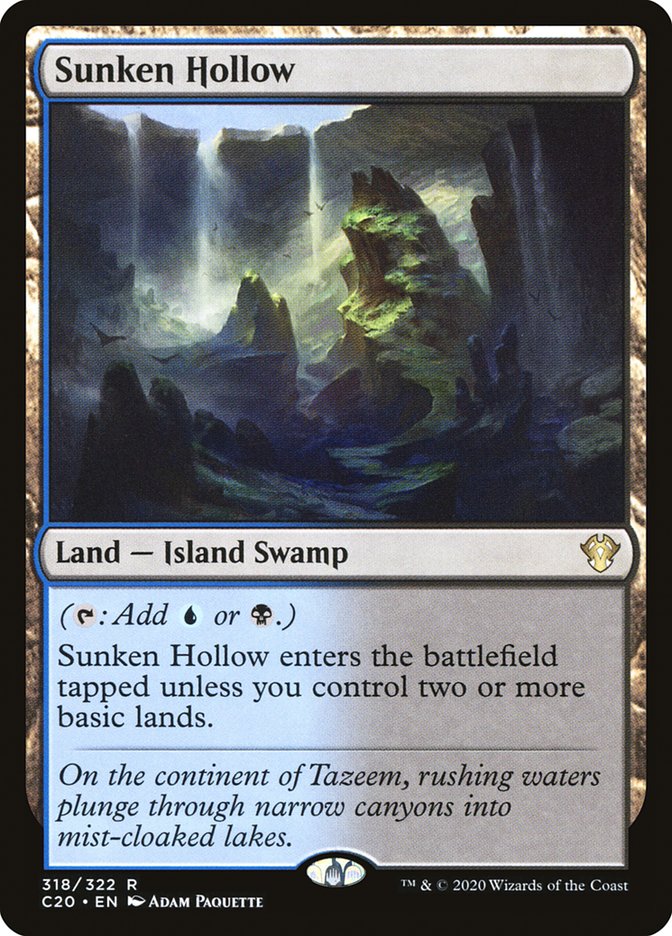 Sunken Hollow [Commander 2020] | Eastridge Sports Cards & Games