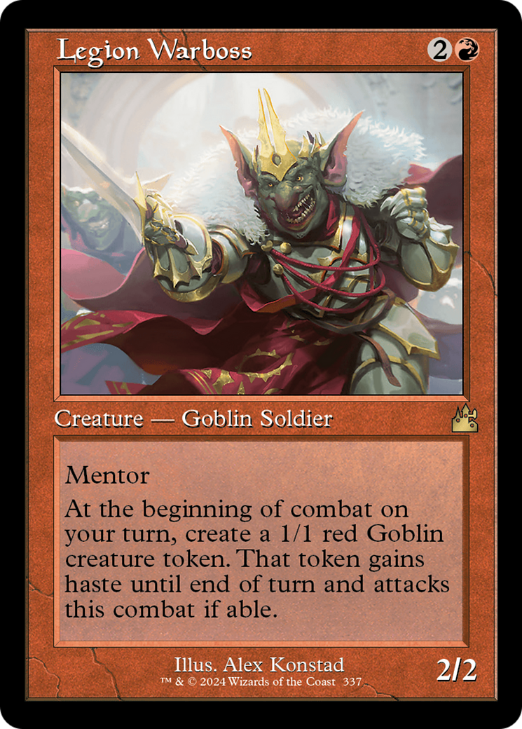 Legion Warboss (Retro Frame) [Ravnica Remastered] | Eastridge Sports Cards & Games