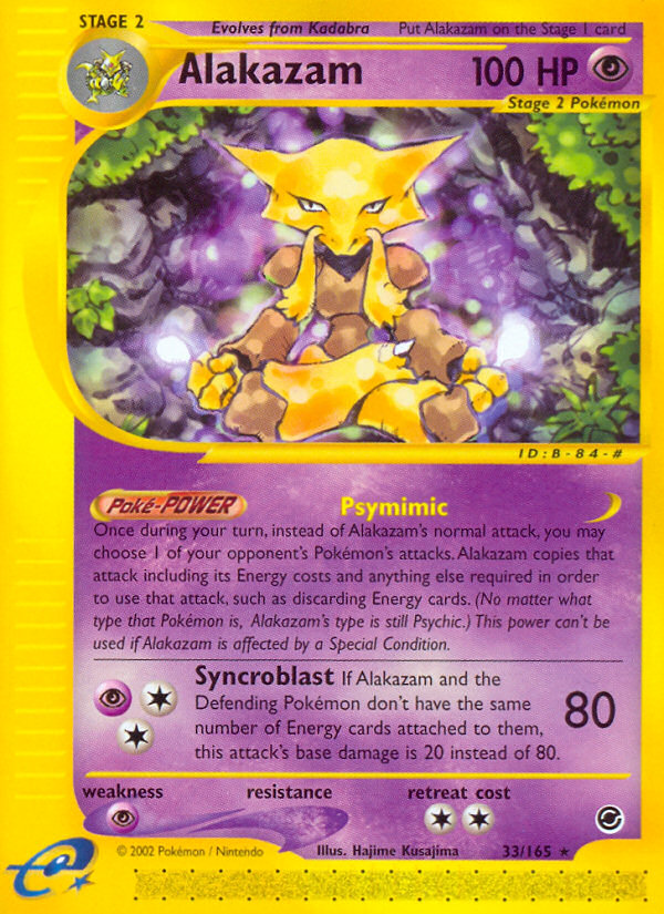 Alakazam (33/165) [Expedition: Base Set] | Eastridge Sports Cards & Games