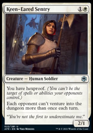 Keen-Eared Sentry [Dungeons & Dragons: Adventures in the Forgotten Realms] | Eastridge Sports Cards & Games