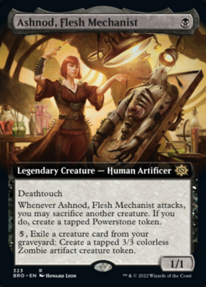 Ashnod, Flesh Mechanist (Extended Art) [The Brothers' War] | Eastridge Sports Cards & Games