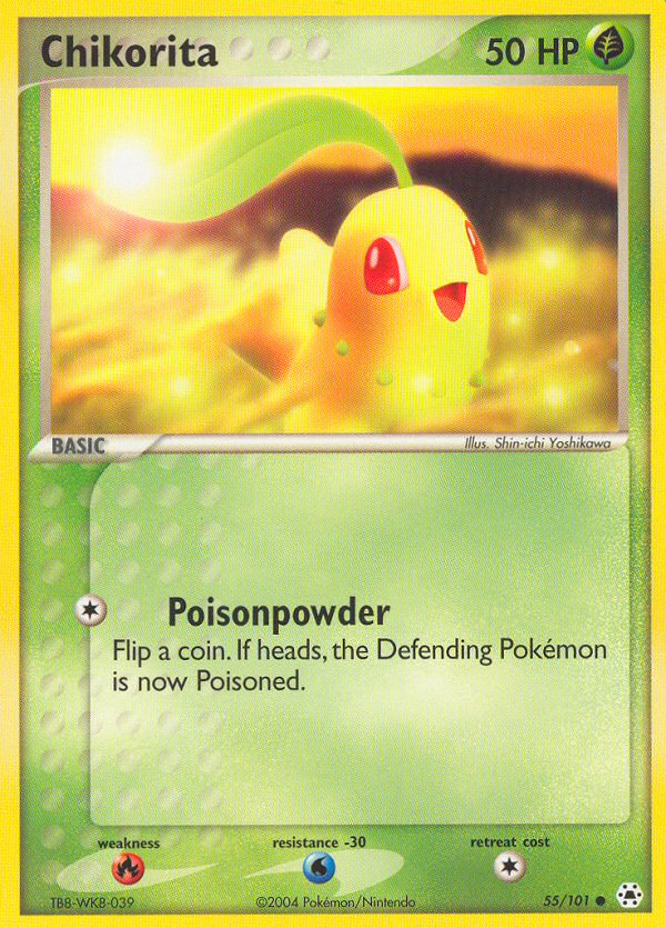 Chikorita (55/101) [EX: Hidden Legends] | Eastridge Sports Cards & Games