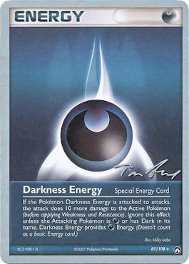 Darkness Energy (87/108) (Legendary Ascent - Tom Roos) [World Championships 2007] | Eastridge Sports Cards & Games