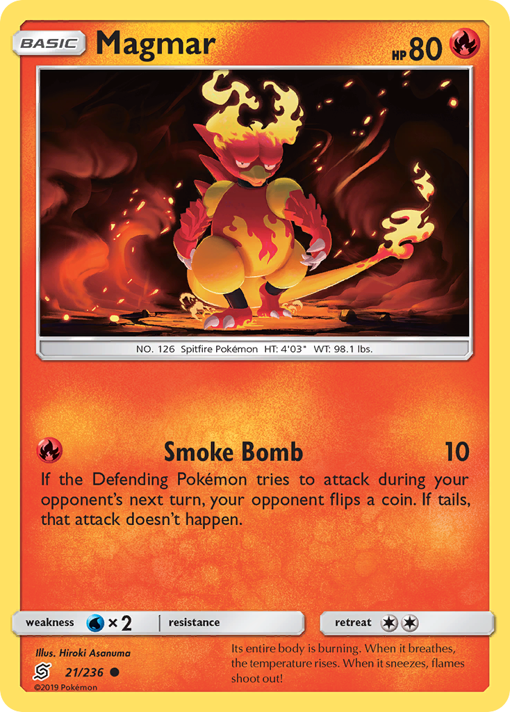 Magmar (21/236) [Sun & Moon: Unified Minds] | Eastridge Sports Cards & Games