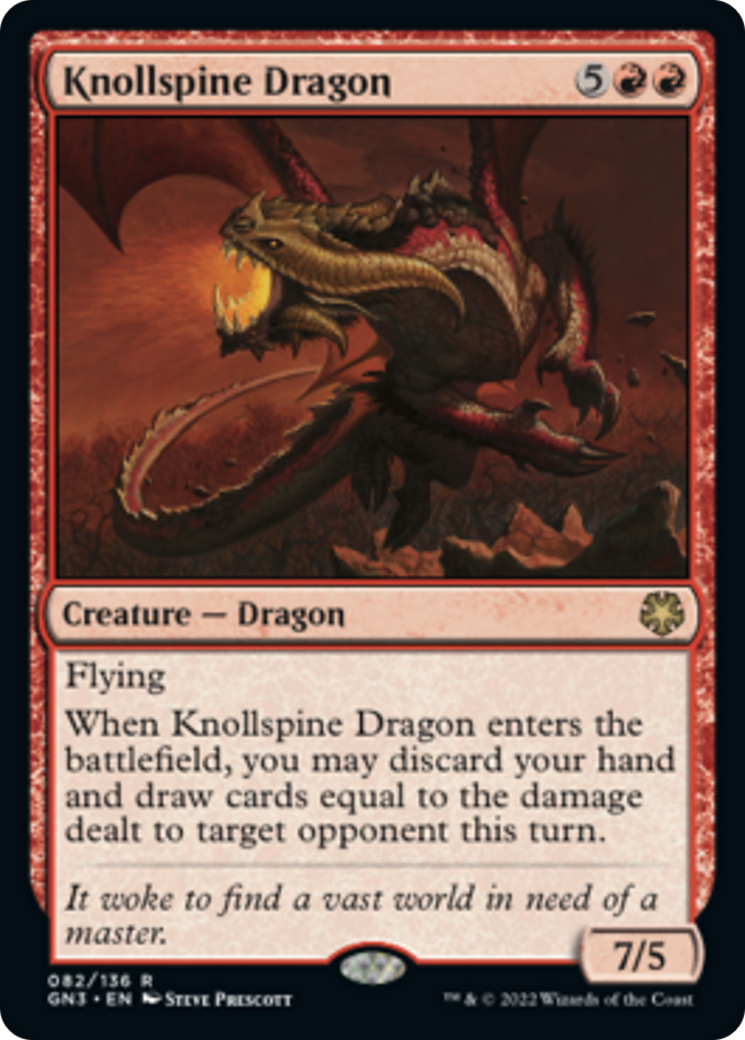 Knollspine Dragon [Game Night: Free-for-All] | Eastridge Sports Cards & Games