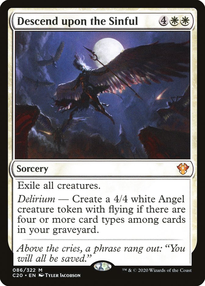 Descend upon the Sinful [Commander 2020] | Eastridge Sports Cards & Games