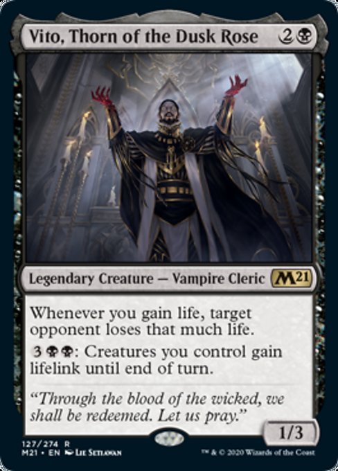 Vito, Thorn of the Dusk Rose [Core Set 2021] | Eastridge Sports Cards & Games