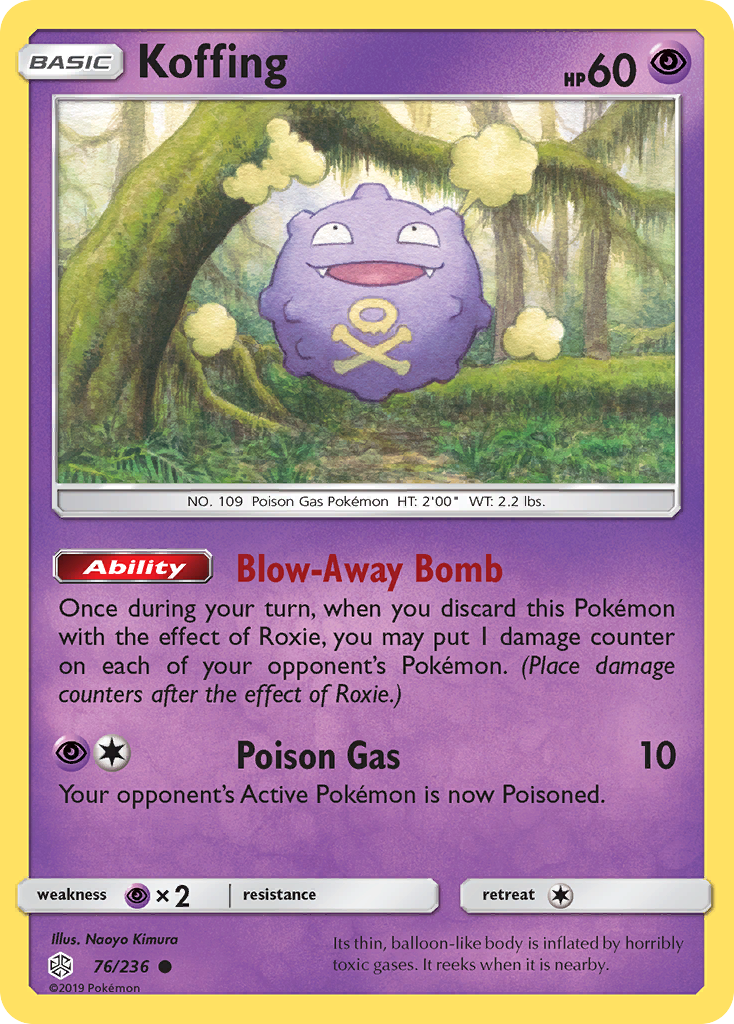 Koffing (76/236) [Sun & Moon: Cosmic Eclipse] | Eastridge Sports Cards & Games