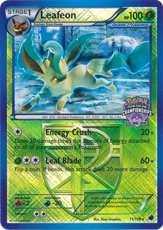 Leafeon (11/116) (States Championship Promo) [Black & White: Plasma Freeze] | Eastridge Sports Cards & Games