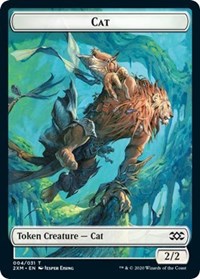 Cat // Copy Double-sided Token [Double Masters Tokens] | Eastridge Sports Cards & Games