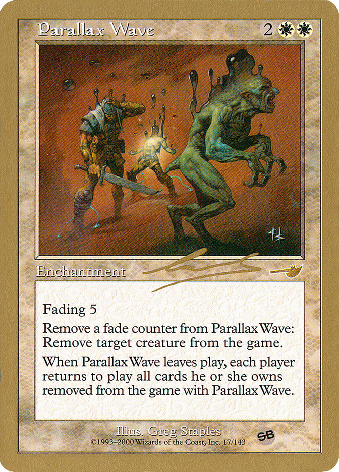 Parallax Wave (Nicolas Labarre) (SB) [World Championship Decks 2000] | Eastridge Sports Cards & Games