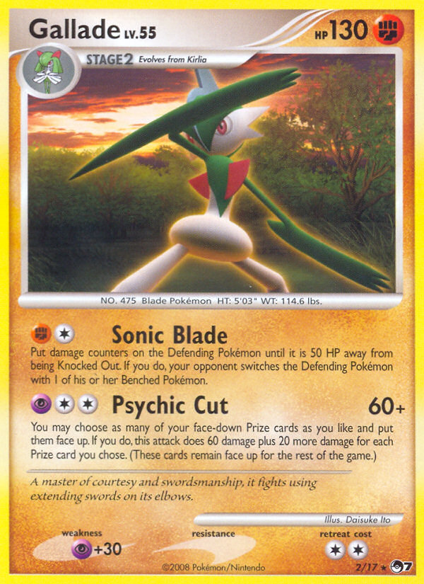 Gallade (2/17) [POP Series 7] | Eastridge Sports Cards & Games