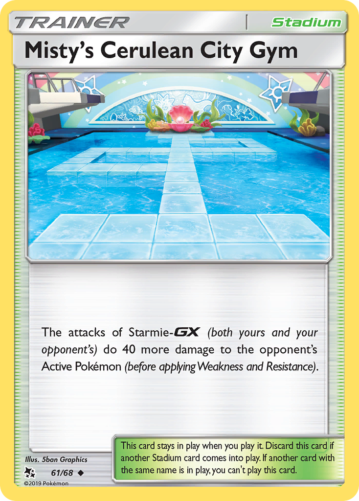 Misty's Cerulean City Gym (61/68) [Sun & Moon: Hidden Fates] | Eastridge Sports Cards & Games