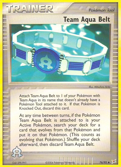 Team Aqua Belt (76/95) [EX: Team Magma vs Team Aqua] | Eastridge Sports Cards & Games