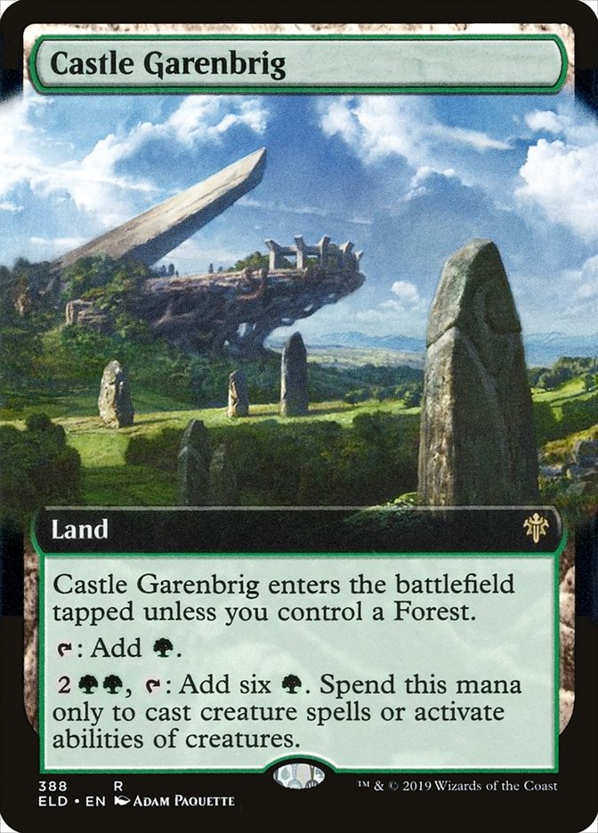 Castle Garenbrig (Extended Art) [Throne of Eldraine] | Eastridge Sports Cards & Games