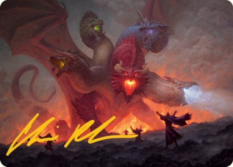 Tiamat Art Card (Gold-Stamped Signature) [Dungeons & Dragons: Adventures in the Forgotten Realms Art Series] | Eastridge Sports Cards & Games