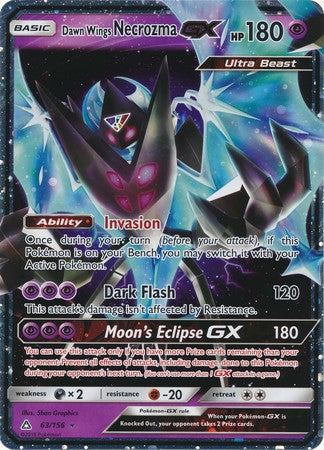 Dawn Wings Necrozma GX (63/156) (Jumbo Card) [Sun & Moon: Ultra Prism] | Eastridge Sports Cards & Games