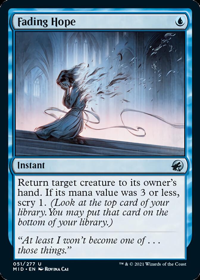 Fading Hope [Innistrad: Midnight Hunt] | Eastridge Sports Cards & Games