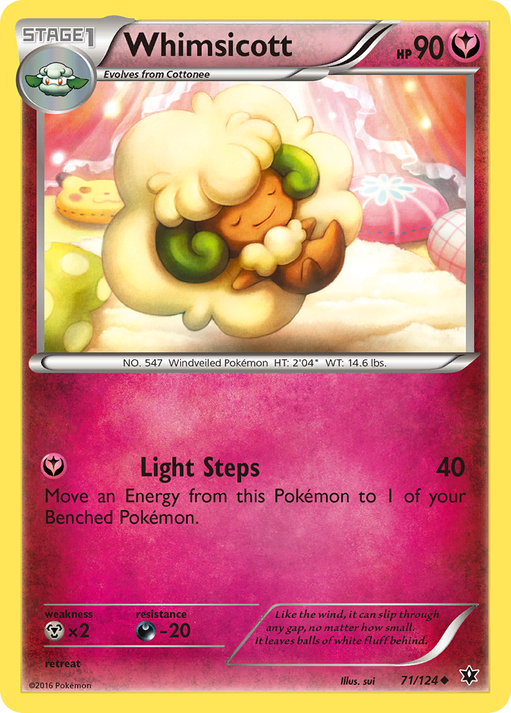 Whimsicott (71/124) [XY: Fates Collide] | Eastridge Sports Cards & Games