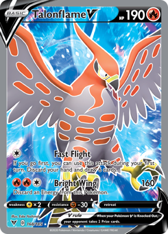 Talonflame V (168/185) [Sword & Shield: Vivid Voltage] | Eastridge Sports Cards & Games