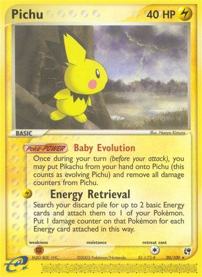 Pichu (20/100) [EX: Sandstorm] | Eastridge Sports Cards & Games