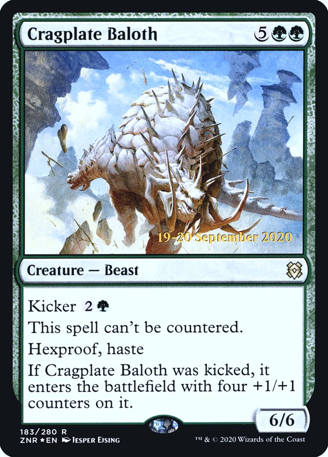 Cragplate Baloth  [Zendikar Rising Prerelease Promos] | Eastridge Sports Cards & Games