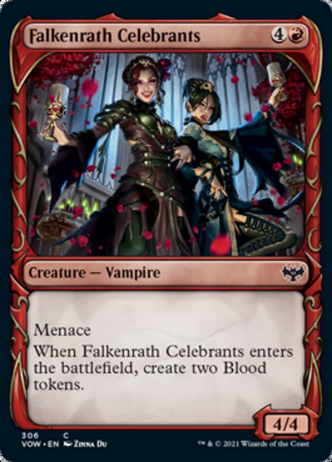 Falkenrath Celebrants (Showcase Fang Frame) [Innistrad: Crimson Vow] | Eastridge Sports Cards & Games