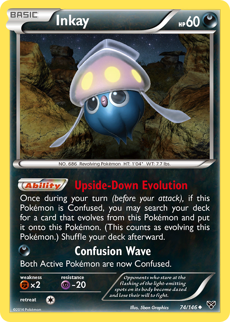 Inkay (74/146) [XY: Base Set] | Eastridge Sports Cards & Games