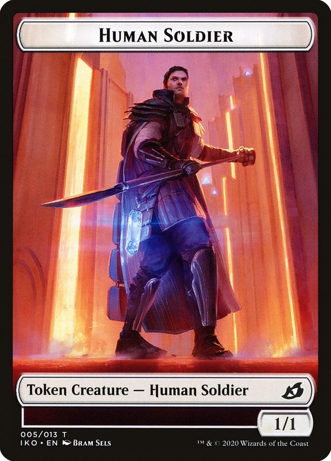 Human Soldier (005/013) [Ikoria: Lair of Behemoths Tokens] | Eastridge Sports Cards & Games