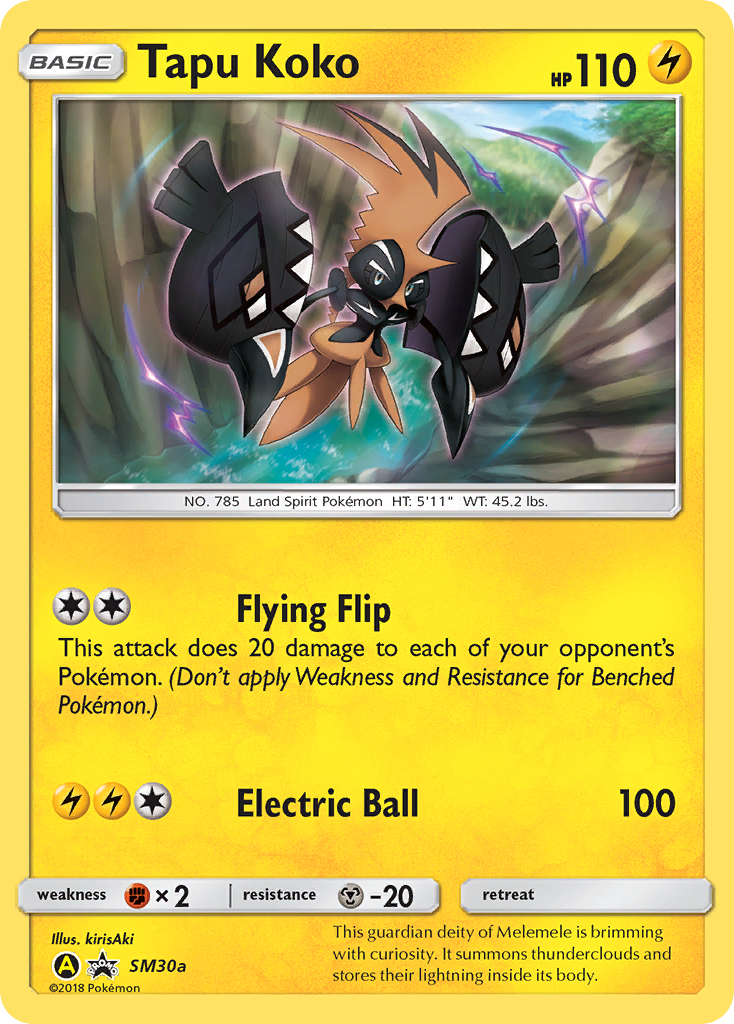 Tapu Koko (SM30a) [Sun & Moon: Black Star Promos] | Eastridge Sports Cards & Games