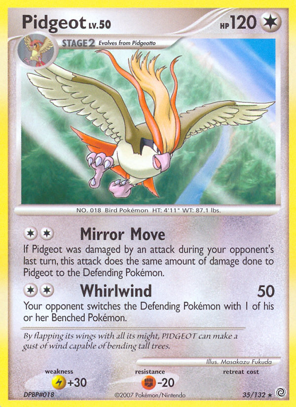 Pidgeot (35/132) [Diamond & Pearl: Secret Wonders] | Eastridge Sports Cards & Games