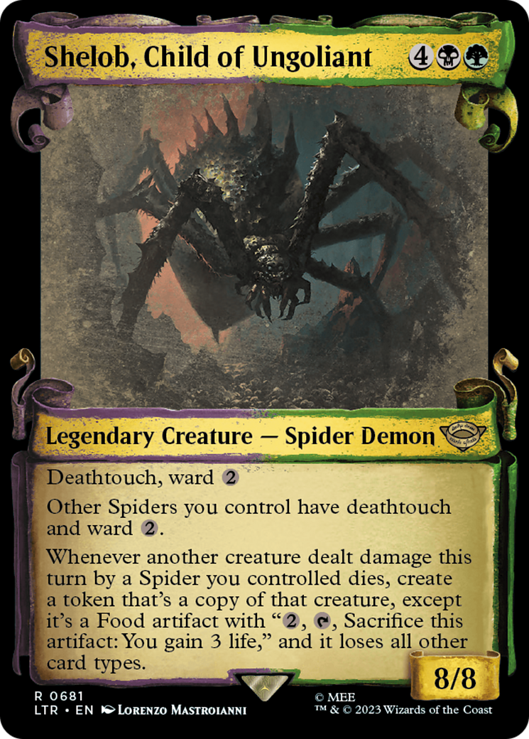 Shelob, Child of Ungoliant [The Lord of the Rings: Tales of Middle-Earth Showcase Scrolls] | Eastridge Sports Cards & Games