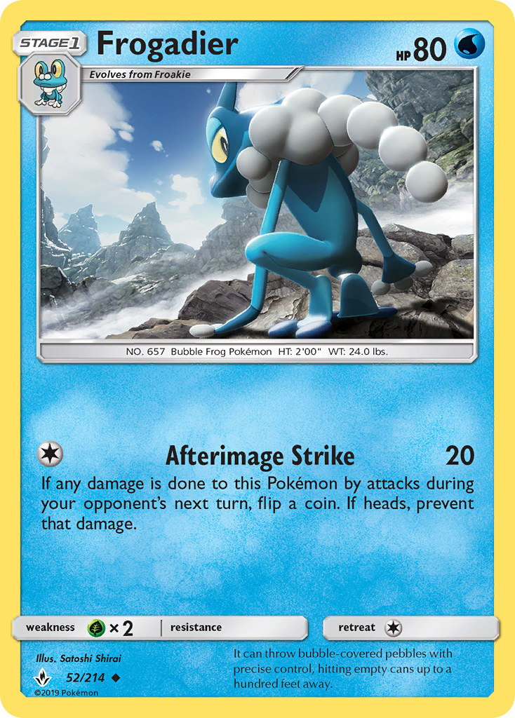 Frogadier (52/214) [Sun & Moon: Unbroken Bonds] | Eastridge Sports Cards & Games