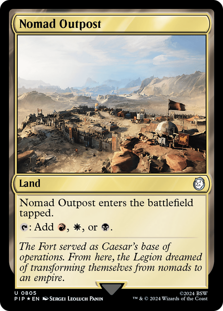 Nomad Outpost (Surge Foil) [Fallout] | Eastridge Sports Cards & Games