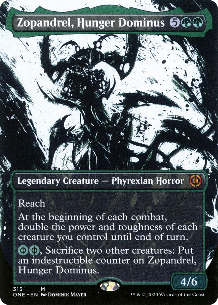 Zopandrel, Hunger Dominus (Borderless Ichor) [Phyrexia: All Will Be One] | Eastridge Sports Cards & Games